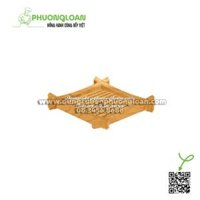 Khay đựng Sashimi giả gỗ hình thoi 76.7×45.7cm SL-132B