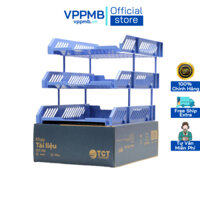 Khay đựng tài liệu nhựa cao cấp TCT, Giá đựng hồ sơ tài liệu văn phòng