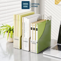 Khay Đựng Tài Liệu Trong Suốt ENODA HOME, Giá Nhựa Để Sách Hồ Sơ Văn Phòng Q075