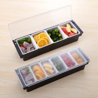 Khay Đựng Thạch, Topping, Trái Cây Trà Sữa 3 ngăn- 4 Ngăn - 5 Ngăn - 6 Ngăn