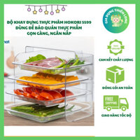 Khay Đựng Thực Phẩm Hokori 5599 An Toàn Nhựa Việt Nhật Bảo Quản Thực Phẩm Ngăn Nắp