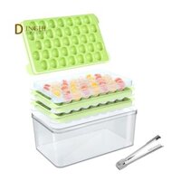 Khay đựng tủ đông, Khuôn làm đá viên dễ dàng tháo rời có màu xanh lá cây có thể tháo rời
