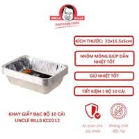 Khay Giấy Bạc Bộ 10 Cái Uncle Bills KC0212