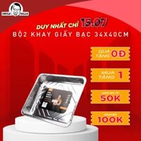 Khay Giấy Bạc Đựng Thực Phẩm Uncle Bills KC0140 - 46 x 34 x 8.5 Cm