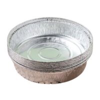 Khay giấy bạc lót chống dính nồi chiên không dầu hình tròn bộ 10 cái Zeus (1 Bộ)