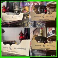 Khay Gỗ Gói Quà Tết Vovinam Giỏ Đựng Trái Cây Khắc Lazer Chúc Mừng Năm Mới Ailaikit