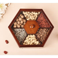 Khay Gỗ Hương Đá Đựng Bánh Kẹo , Khay Gỗ Decor Sang Trọng