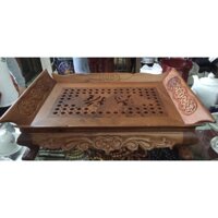 Khay gỗ Hương đựng ấm chén (loại 1)