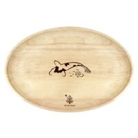 Khay gỗ Oval: đĩa gỗ hột xoài trang trí, decor chụp ảnh sản phẩm 30.5 x 20.5 x 2cm
