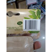 Khay Gỗ Sử Dụng 1 Lần Hình Chữ Nhật 4 cái mỗi bộ UBL YT0052