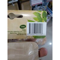 Khay Gỗ Sử Dụng 1 Lần Hình Chữ Nhật 4 cái mỗi bộ UBL YT0052