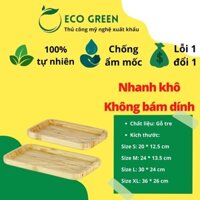 Khay Gỗ Tre Đựng Ly, Trà , Đồ Ăn ECO GREEN xuất khẩu, Phong Cách Nhật Bản Cho Gia Đình, Quán Cafe, Nhà Hàng (Bamboo Tray
