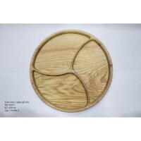 KHAY GỖ TRÒN 3 ngăn