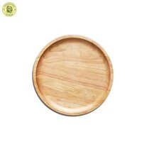 Khay Gỗ Tròn Cao Su Đường Kính 20cm, 25cm, 30cm - Đồ Gỗ Nhà Bếp Thương Hiệu Trường Sơn - KhayE1-20Cm