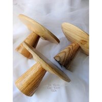 Khay gỗ tròn có chân[THANH LÝ]trang trí,trưng bày bánh kẹo,hoa quả