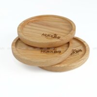 Khay gỗ tròn đường kính 15cm Mẫu 33 LUXI decor