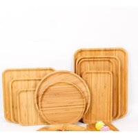 Khay gỗ Tròn - Vuông - Chữ Nhật (Size trung)