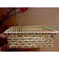 Khay gói quà tết bằng mây tre 25x35xh10cm, GIÁ 40.000, Liên hệ zalo, 0938927118