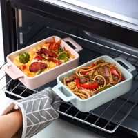 KHAY GỐM NƯỚNG LÒ VI SÓNG XINH XẮN TRANG TRÍ NHÀ CỬA TIMEDECOR