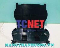Khay hàn nối cáp quang 24FO nhỏ màu đen bảo vệ ống co nhiệt hộp phối quang, măng xông quang
