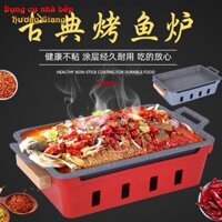 Khay Hấp Cá Kèm Bếp Cồn Hâm Nóng Hợp Kim Nhôm Nhật Bản GDNB-24