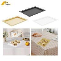 Khay Hình Chữ Nhật Khay Đựng Thực Phẩm Khay Vanity Trang Trí Đĩa Trái Cây Đa Năng Cho Bàn Tiệc