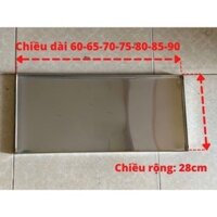 Khay hứng nước tủ bếp inox, khay hứng nước inox để dưới giá úp bát đĩa tủ bếp