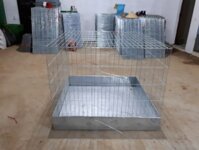 Khay hứng phân bằng tôn 80×80 cm