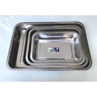 Khay inox 22x32 sâu 7