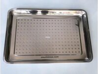 Khay inox 40x60 sâu 5cm lỗ thủng