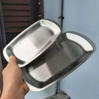 Khay inox đựng cốc cà phê bánh dụng cụ y tế phun xăm spa nến thơm