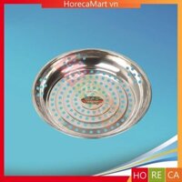 Khay inox tròn có lỗ to ø28*H6cm, ø32*H6cm, khay inox tiện lợi đa năng (mẫu a15)