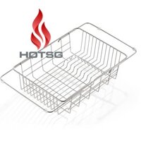 Khay Inox Úp Chén Đĩa, Giá Inox Gác Bồn Rửa Chén Tiện Lợi