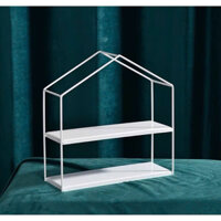 Khay Kệ Bánh Ngôi Nhà 2 Tầng Trang Trí Tiệc Bánh, Sinh Nhật, Teabreak, Fingerfood...