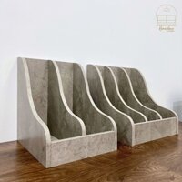 Khay Kệ Đựng Tài Liệu A4, hồ sơ văn phòng bằng gỗ 3 ngăn