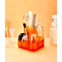 KHAY KỆ NHỰA PC 5 NGĂN KỆ ĐỰNG CỐC, LY TRÀ SỮA NHỰA CAO CẤP