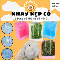 khay kẹp cỏ khô dành cho thỏ/ bọ/ chinchila/ sóc bắc mỹ