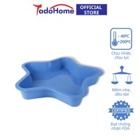 Khay làm bánh silicone cao cấp TadoHome hình ngôi sao nhiều màu sắc, dùng làm bánh, rau cau