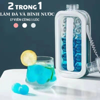 Khay Làm Đá Tròn EcoSilicon-17 Sức Chứa 17 Viên Đá, An Toàn Cho Sức Khỏe Với Chất Liệu Nhựa PP & Silicone