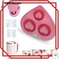 Khay làm đá viên RAINBOW, Khuôn làm đá viên xi lanh silicon, Máy làm đá viên 3 khoang có thể tái sử dụng cho cốc 20-40oz cho cốc cốc cốc cốc