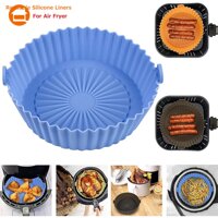 Khay Lót Nồi Chiên Không Dầu Bằng Silicone Cách Nhiệt Đa Năng Có Thể Tái Sử Dụng Cho Nhà Bếp