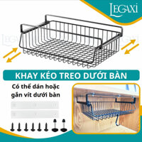 Khay Lưới Khung Sắt Để Đồ Dán/ Vít Dưới Bàn Làm Việc Bàn Học Làm Việc Ngăn Bàn, Hộc Bàn Văn Phòng Phẩm Legaxi