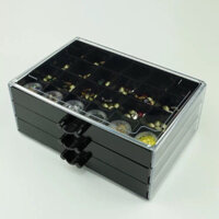 Khay meka 5 tầng đựng phụ kiện trang trí - cham -đá nail-trang sức