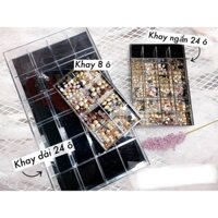 Khay mica đựng đá nail  [ Mica/Acrylic cao cấp ]
