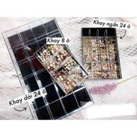 Khay mica đựng đá nail
