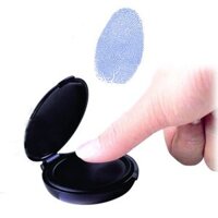 Khay mực lăn tay tròn Shiny - SM2 - Màu Xanh