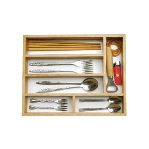 Khay muỗng nĩa 6 ngăn Gỗ Đức Thành 23031