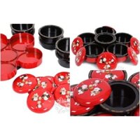 Khay mứt hoa đào có phát nhạc ạ