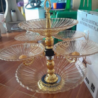 KHAY MỨT XOAY 360 ĐỘ, ĐỰNG HOA QUẢ BÁNH KẸO 6 TẦNG, KHAY 5 HŨ TRÒN ĐỰNG BÁNH KẸO, CÁC LOẠI HẠT