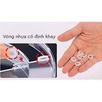 KHAY MỸ PHẨM XOAY 360 ĐỘ TRONG SUỐT ( BÁN BUÔN GIÁ RẺ )